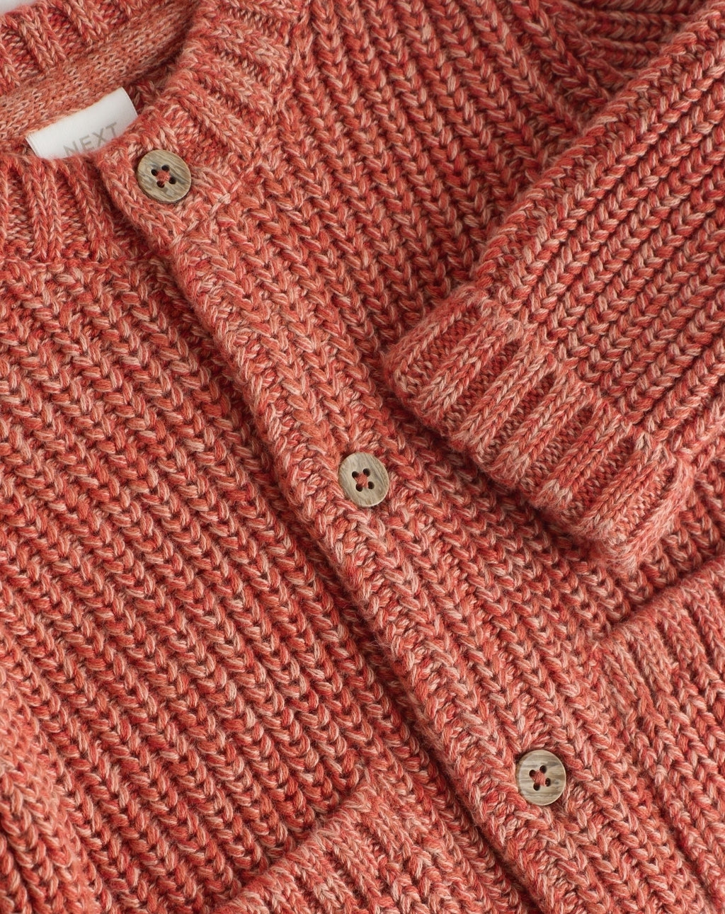 Orange Little Pumpkin Slogan Baby Cardigan