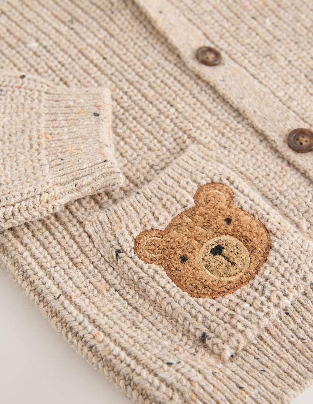 Neutral Bears Character Cardigan