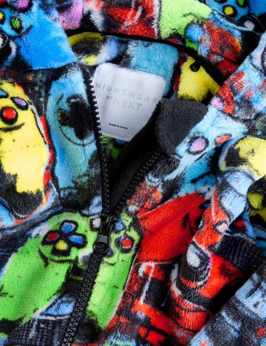 Multi Bright Gamer Fleece All-In-One