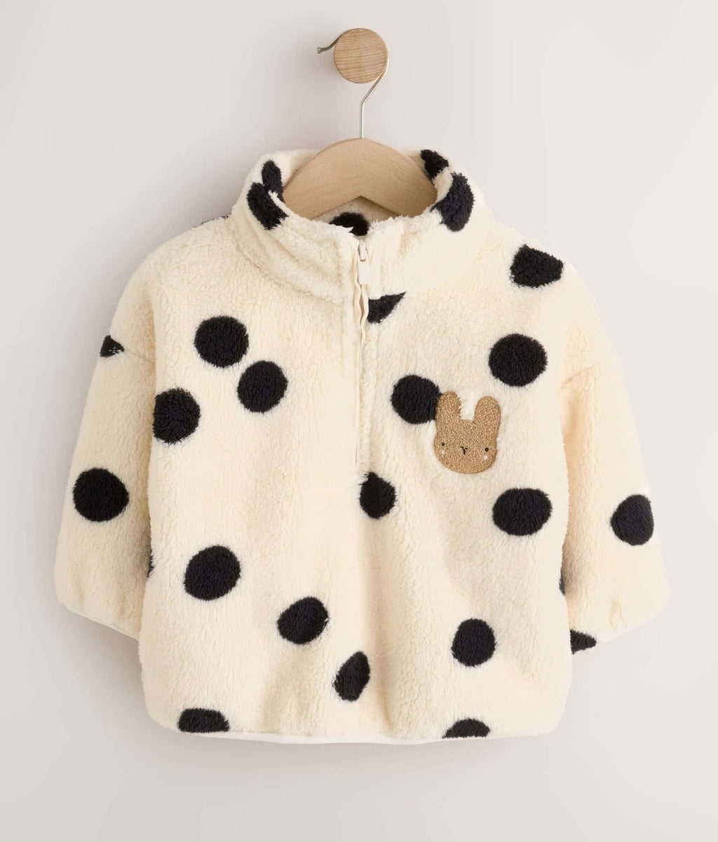 Mono Spot Half Zip Fleece