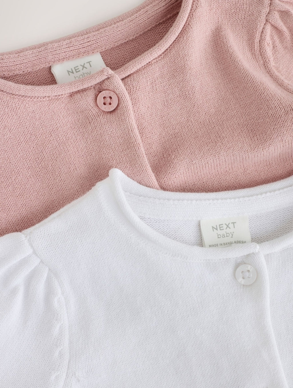 Pink and White Cardigans 2 Pack