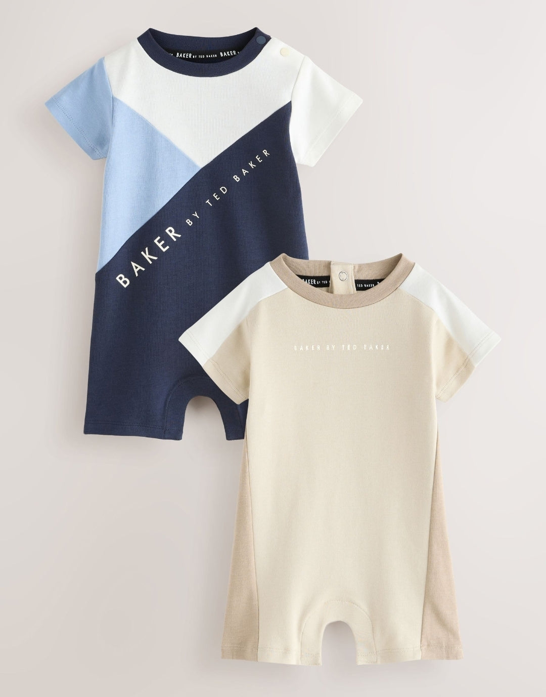 Baker by Ted Baker 2 Pack
Colourblock Rompers