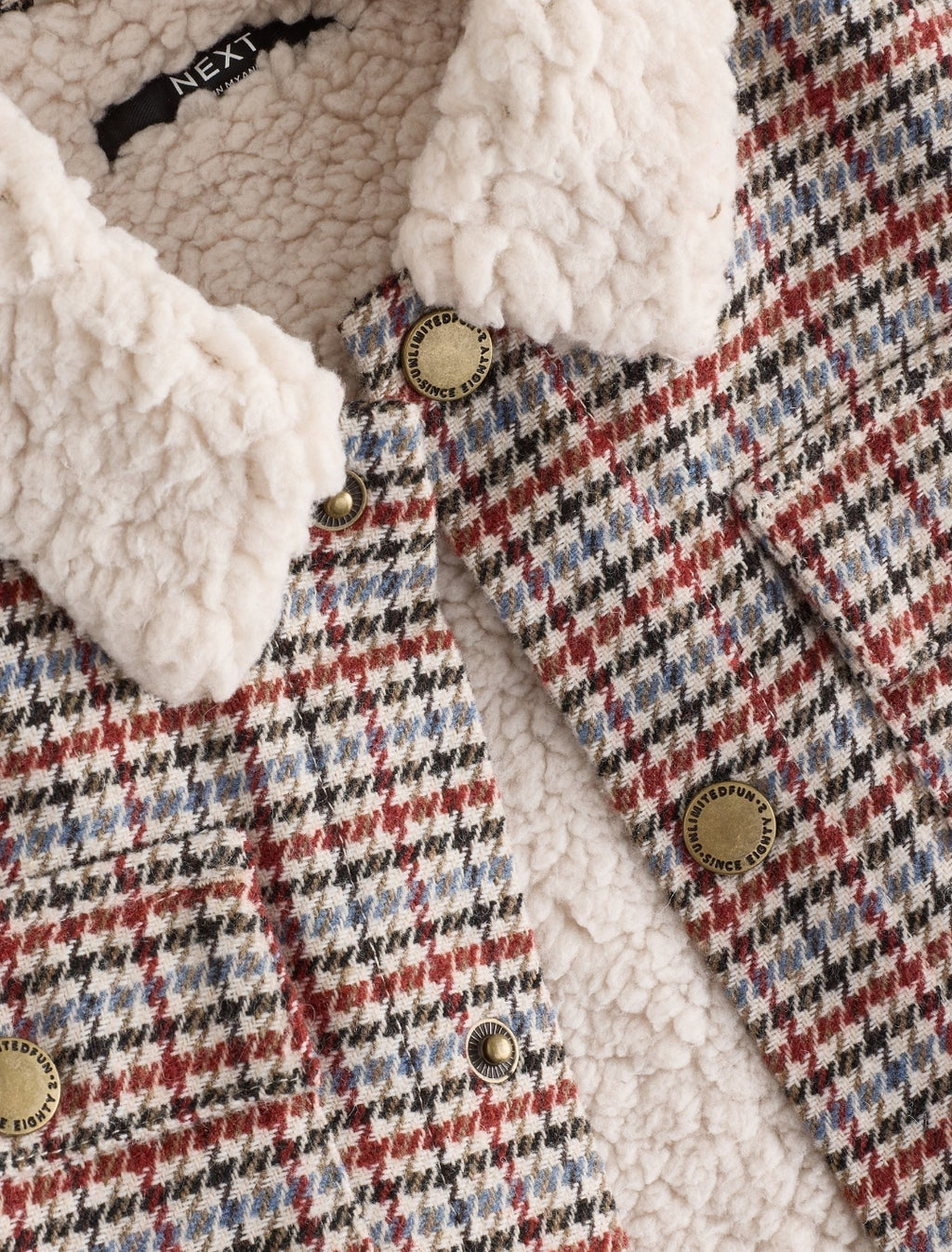 Heritage Check Borg Lined Shacket