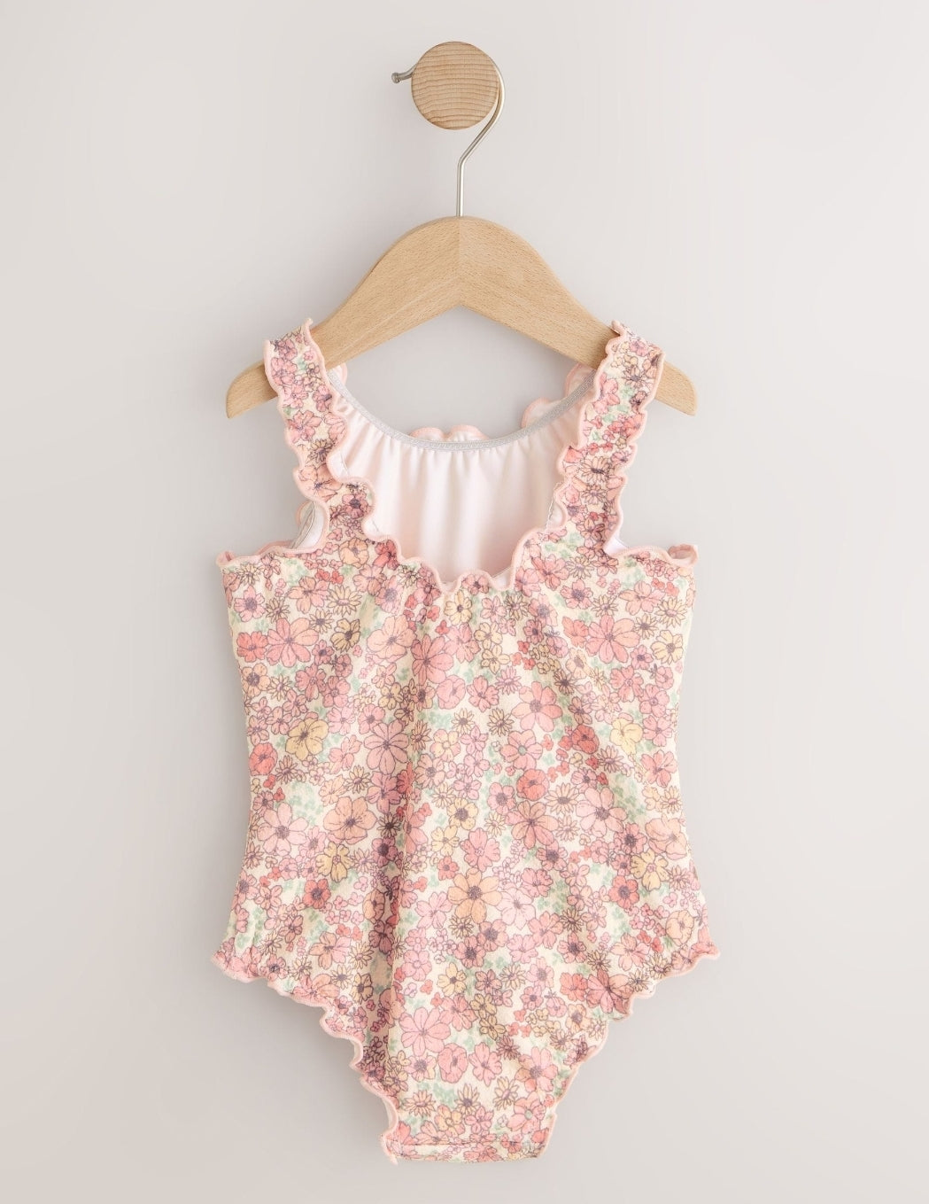 Coral Pink Ditsy Floral LettuceEdge
Swimsuit
