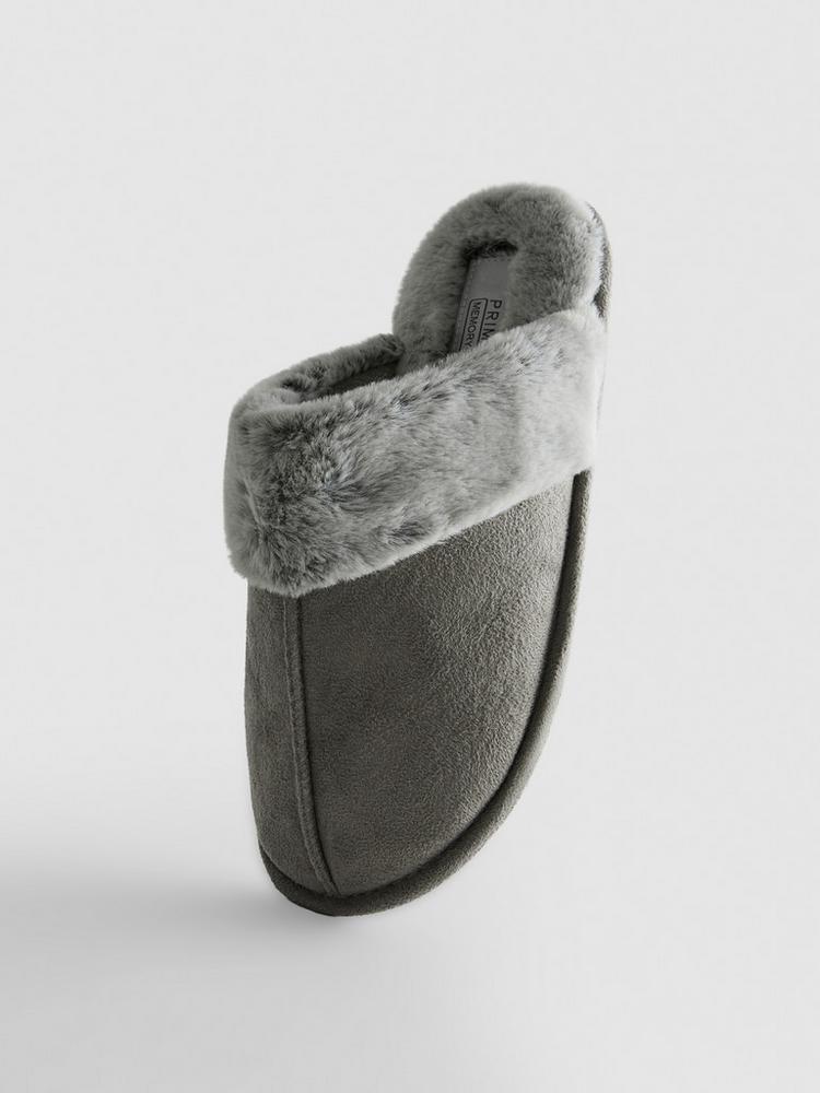 Primark Faux Suede Mule Slippers