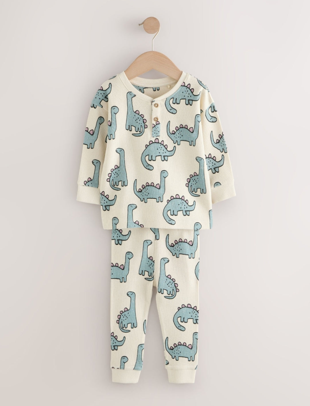 Charcoal/Blue All Over Stompy Animal Snuggle Pyjamas 3 Pack