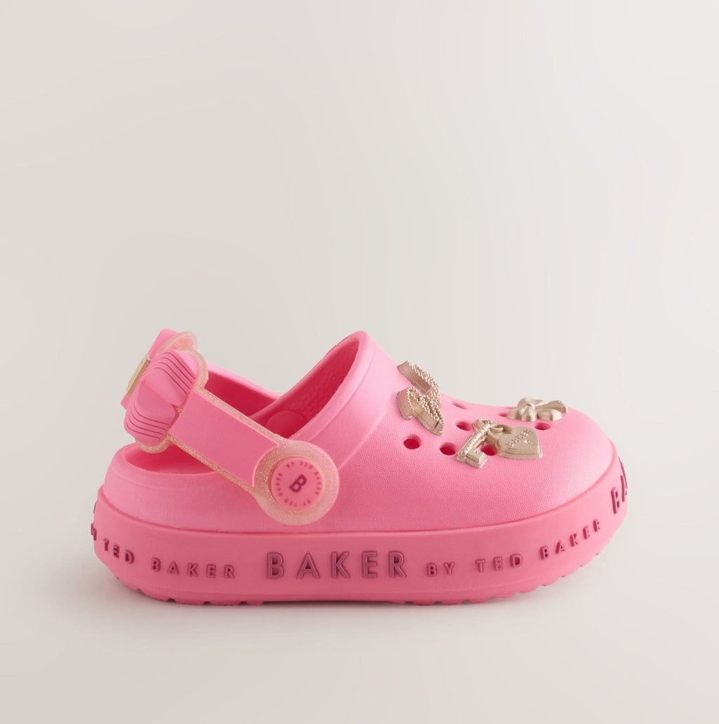 Baker by Ted Baker Girls Bow Clog Sandals