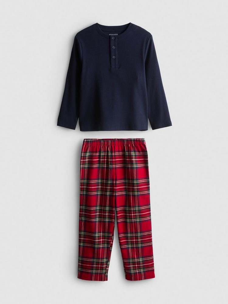 Primark Kids’ Cotton Rich Tartan Family Christmas Pyjamas