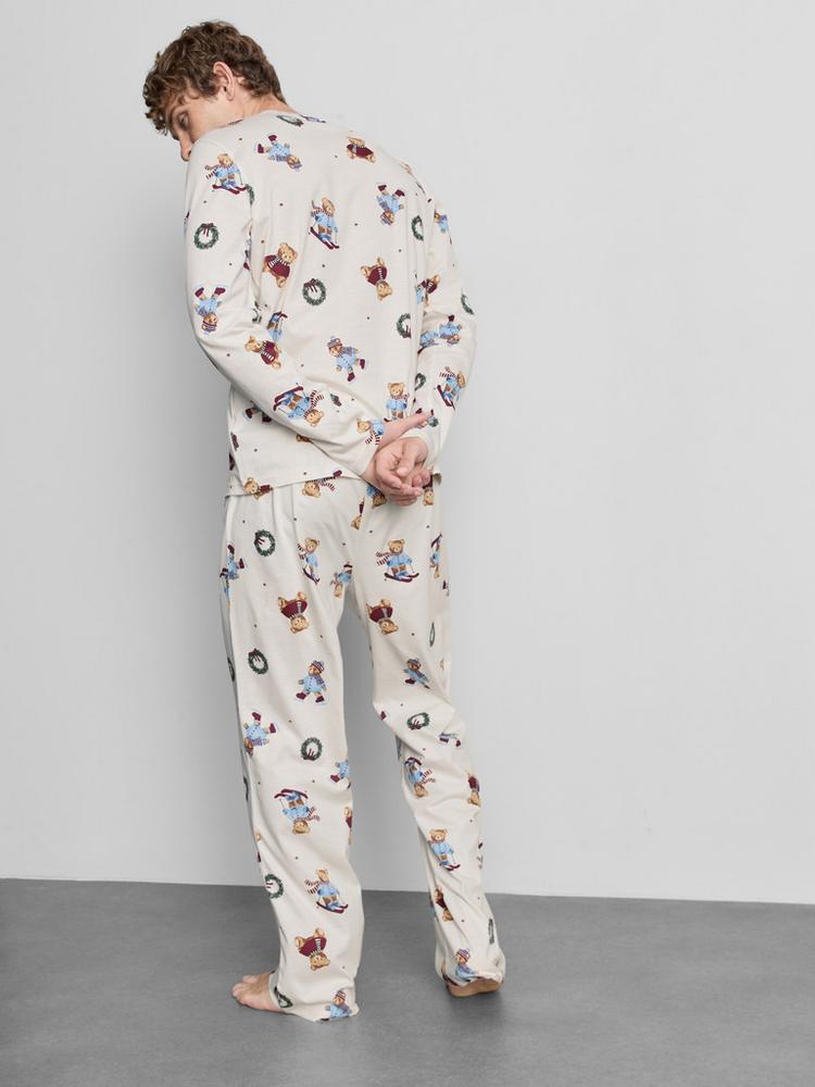 Primark Men’s Pure Cotton Teddy Bear Family Christmas Pyjamas