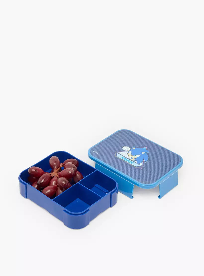 SEGA Sonic Print 3-Piece School Trolley Bag Set  14 inches
