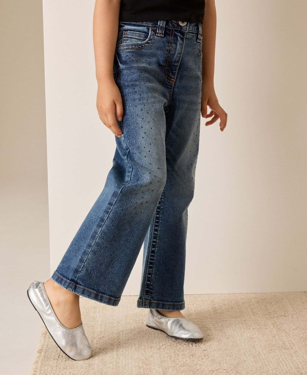 Denim Diamante Scatter Flare
Jeans
