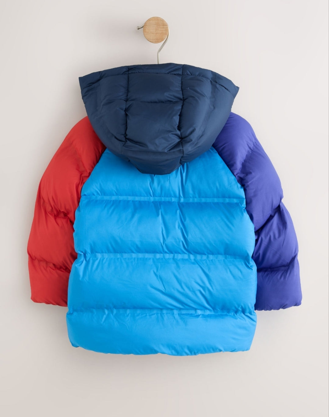 Bright Colour Block Padded Coat