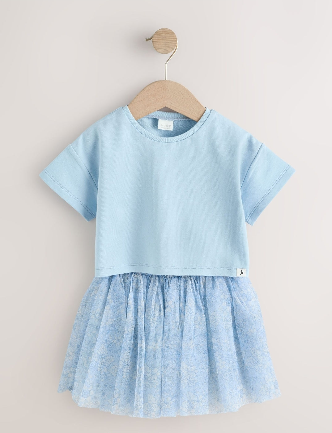 Blue Top and Tutu Skirt Set
