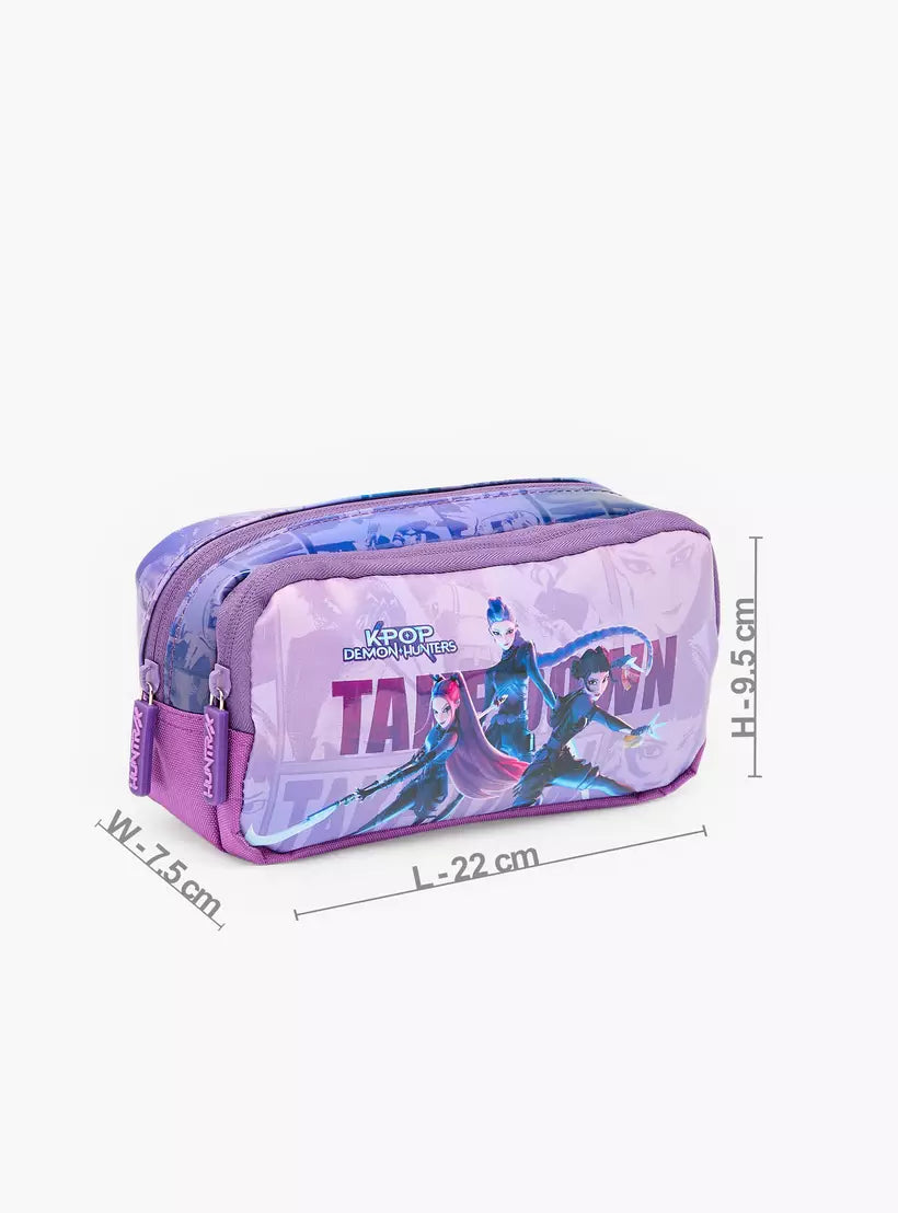 Netflix KPop Demon Hunters Print Pencil Pouch with 2 Compartments