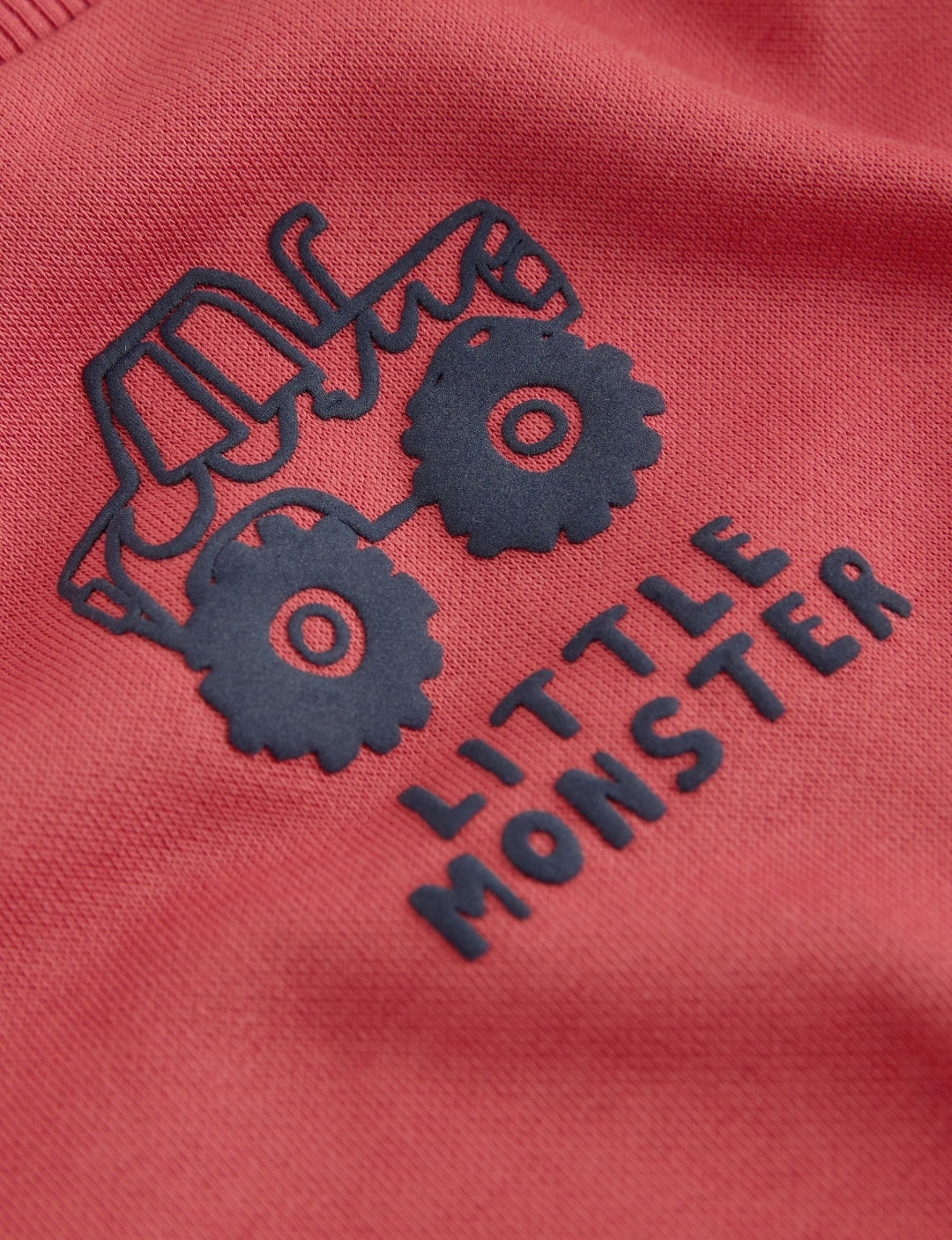 Red Truck Printed Crew Neck Sweat Top