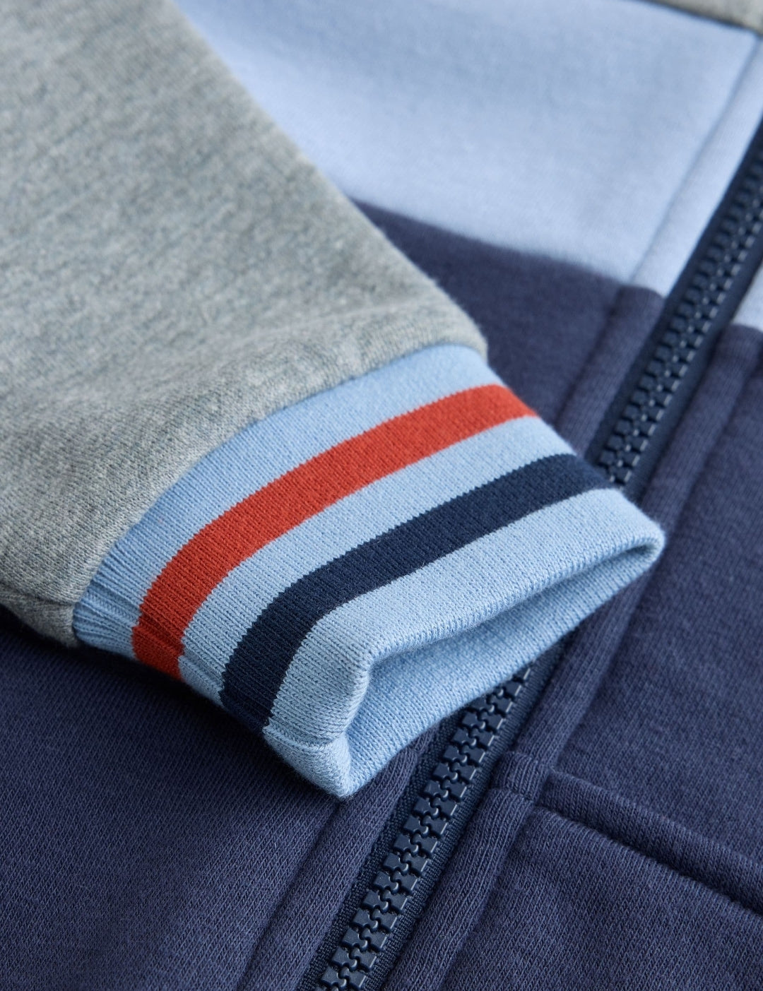 Blue/Grey Colourblock Fleece All-In- One