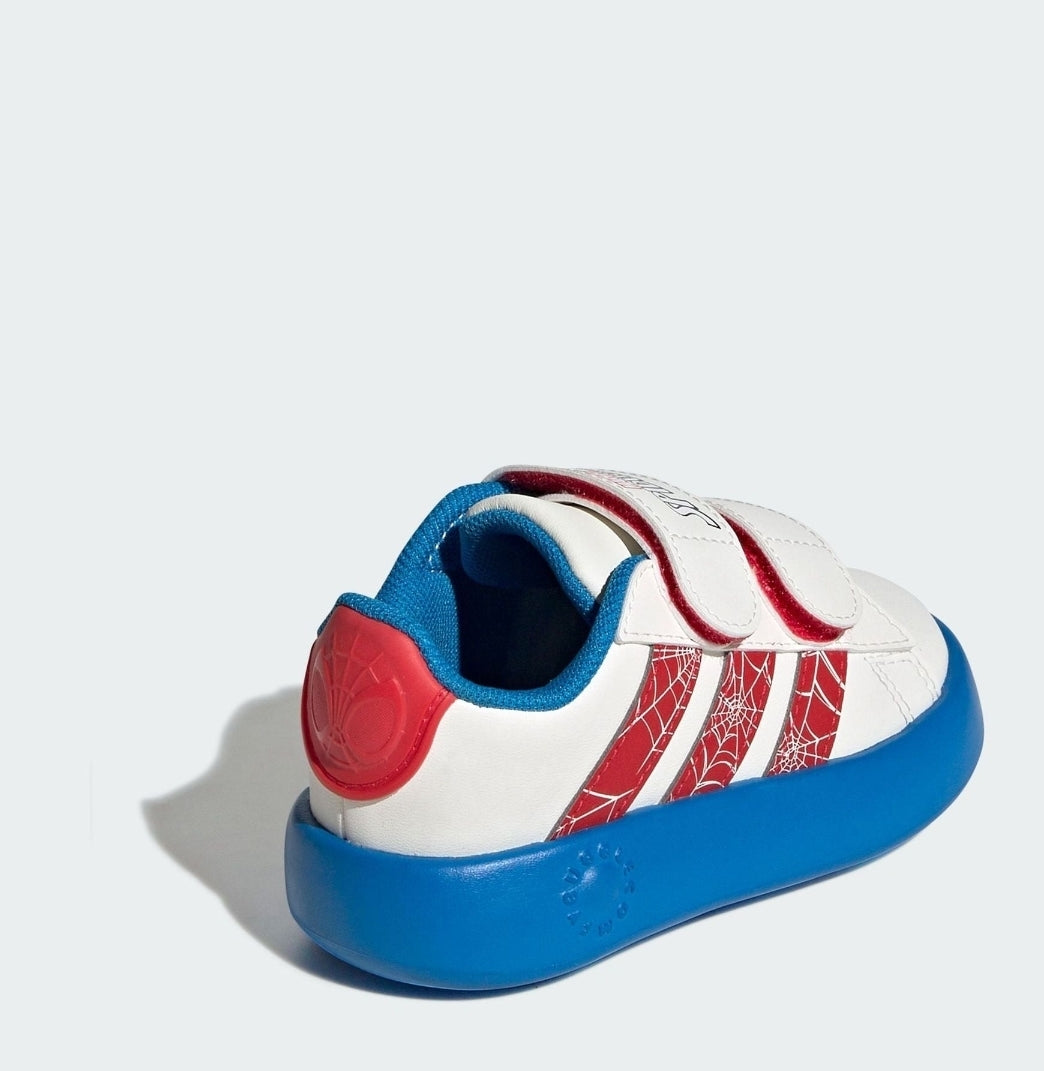 adidas White x Marvel Spider-Man Grand Court Shoes