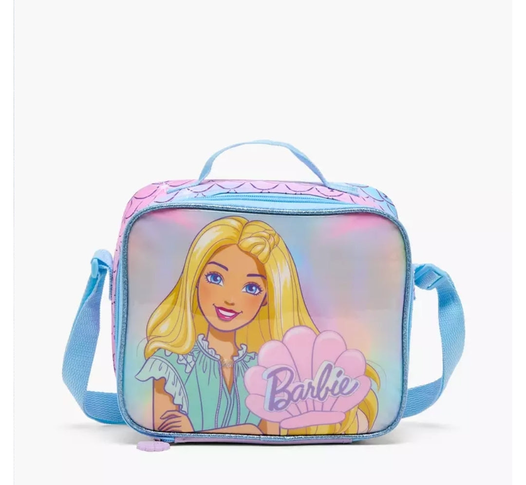 Barbie Print 5-Piece School Trolley Bag Set 16 inch
