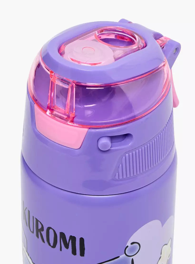 Sanrio Kuromi Print Stainless Steel Water Bottle with Spout and Handle