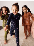Green/Orange Ditsy Print Snuggle
Pyjamas 3 Pack