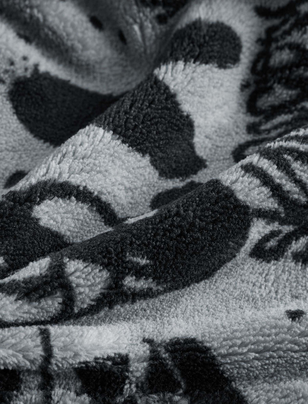 Grey/Black Grafitti Fleece All-In-One