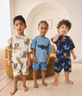 Blue/Ecru Safari Animal Short
Pyjamas 3 Pack