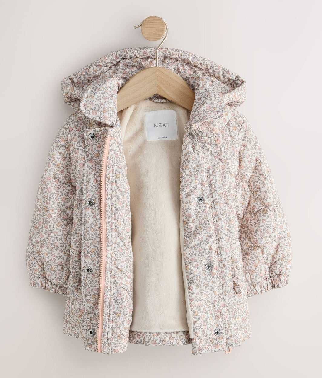 Ditsy Floral Shower Resistant Padded Coat