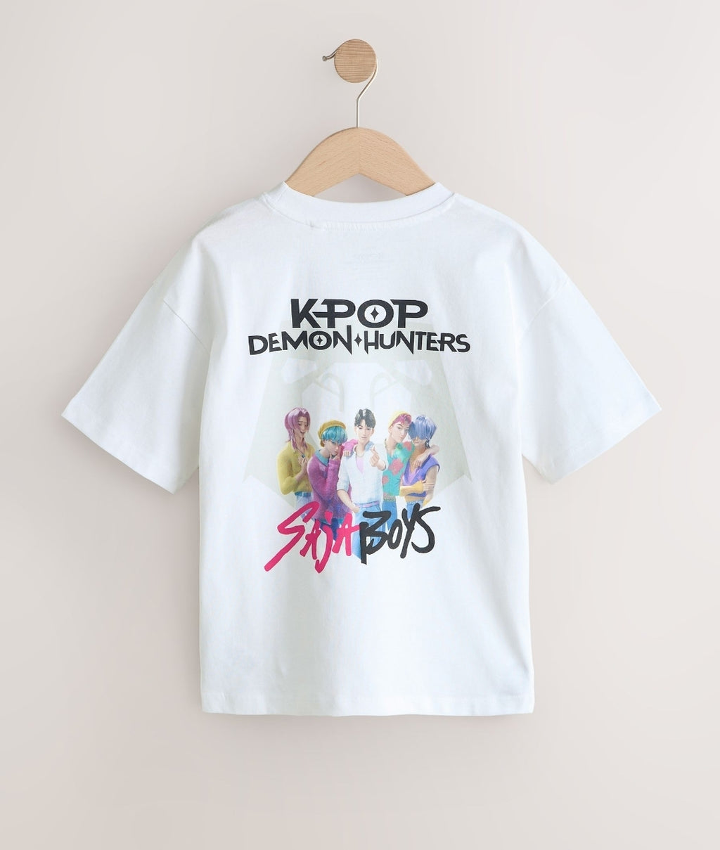 White KPOP Demon Hunters T-Shirt