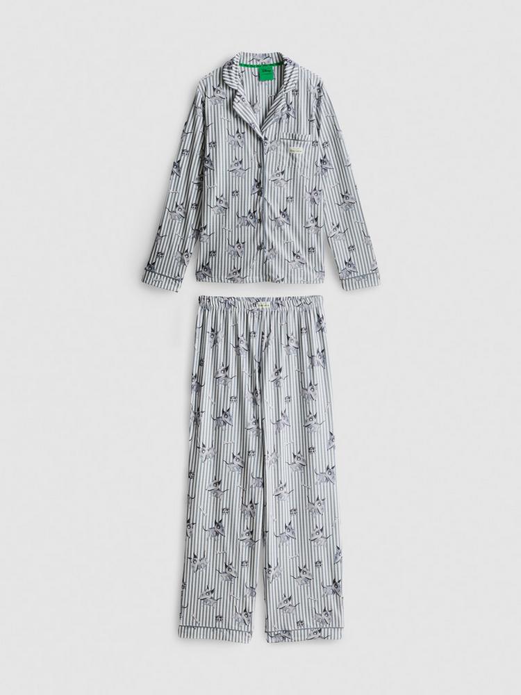 Primark Disney's Frankenweenie Striped Boyfriend Pyjamas
