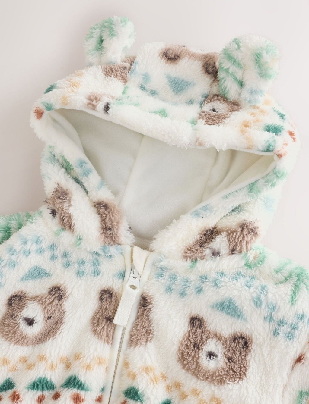 Green Fairisle Fleece Baby Zip
Jacket