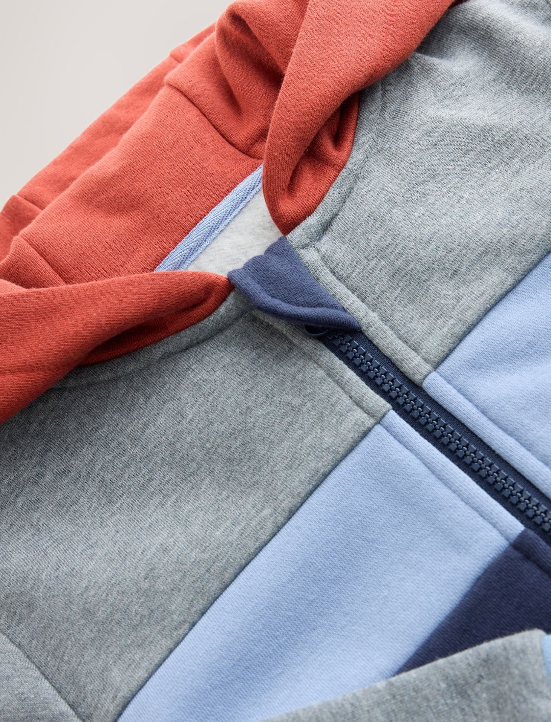 Blue/Grey Colourblock Fleece All-In- One