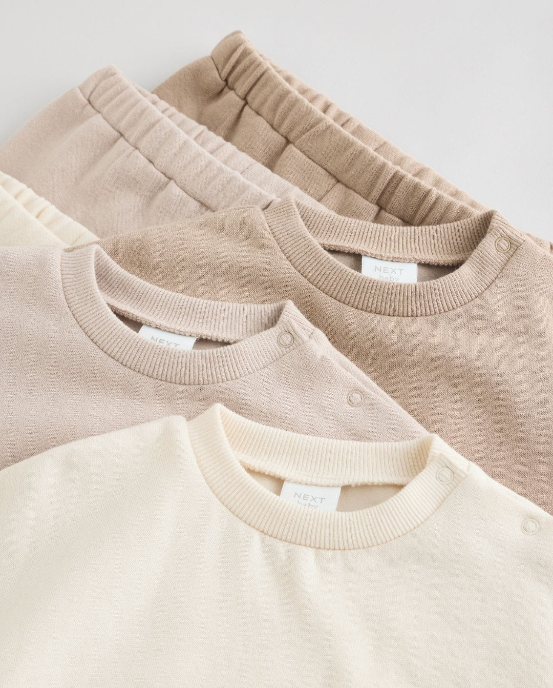 Neutral Baby Sweatshirt and Joggers Set 6 Piece
