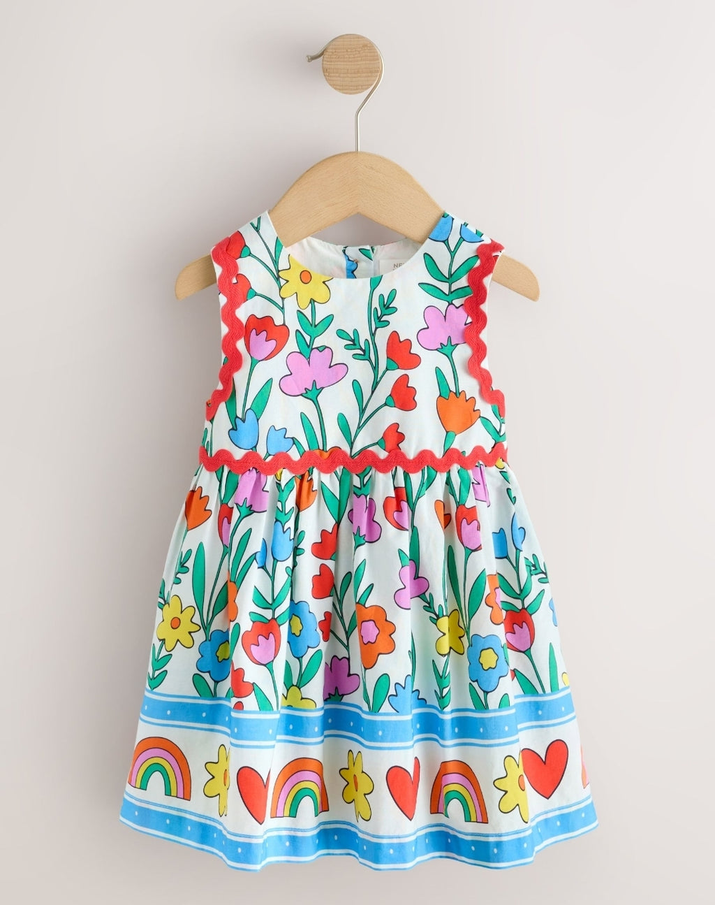 Multi Bright Ric Rac Dress