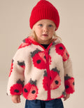 Cream Ladybird Hooded Zip UpFleece
