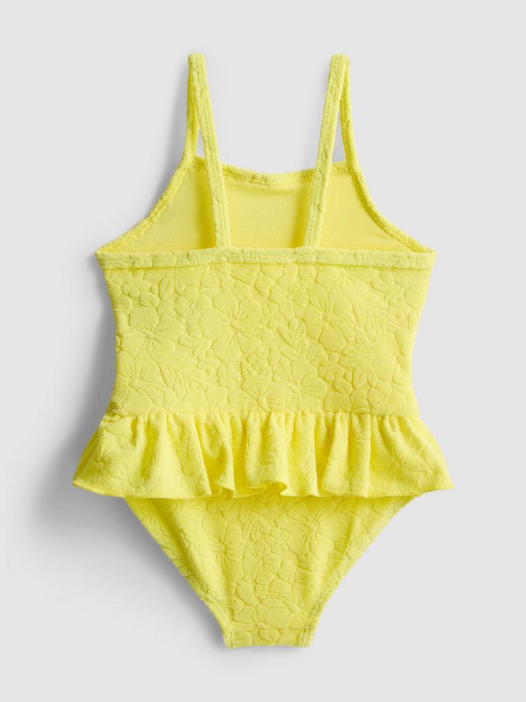 Textured Ruffle Swimsuit