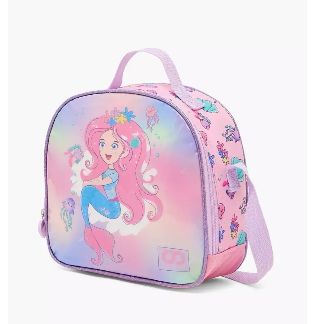 Mermaid 5-Piece School Trolley Bag Set 16 inches