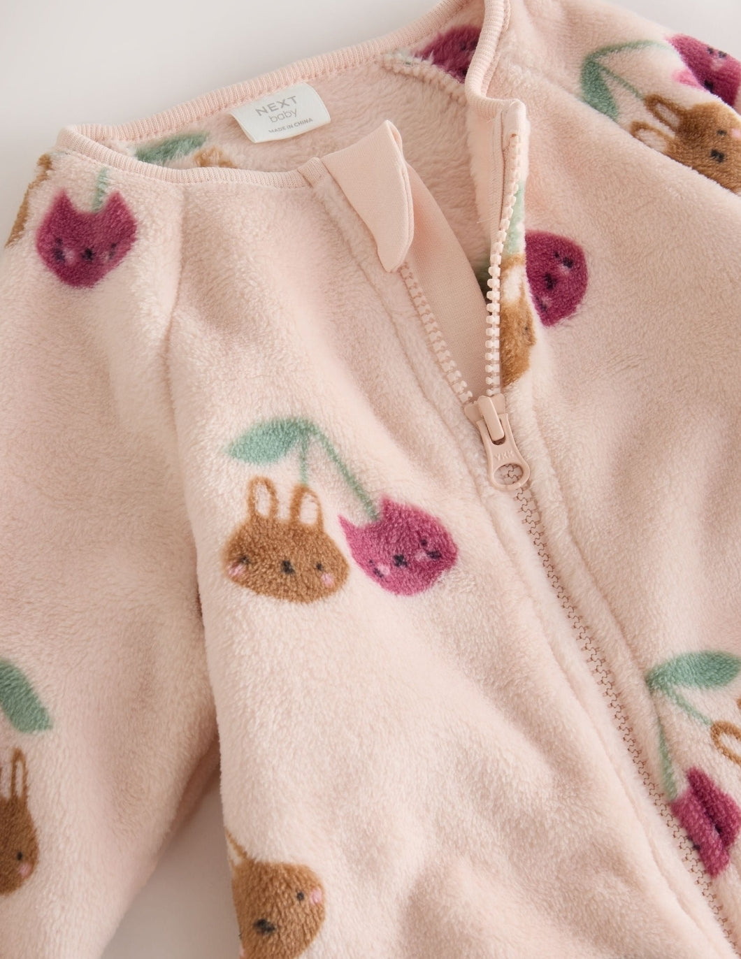 Pink Cat Two Way Zip Fleece
Sleepsuit