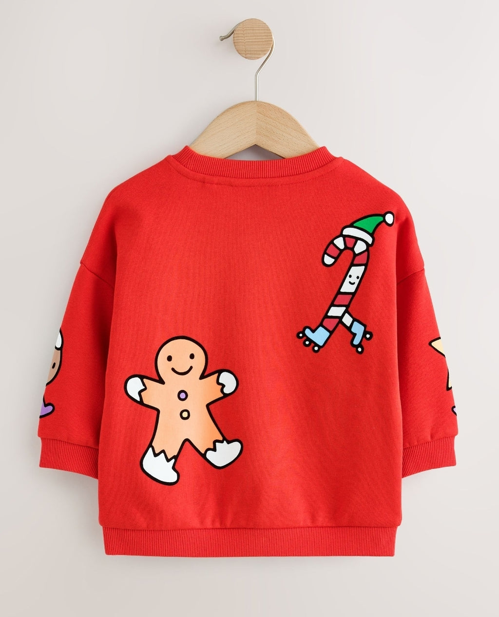 Red Christmas Crew Neck SweatTop
