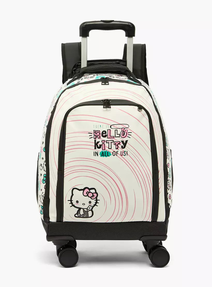 Sanrio Hello Kitty Print Trolley Bag 16 inches