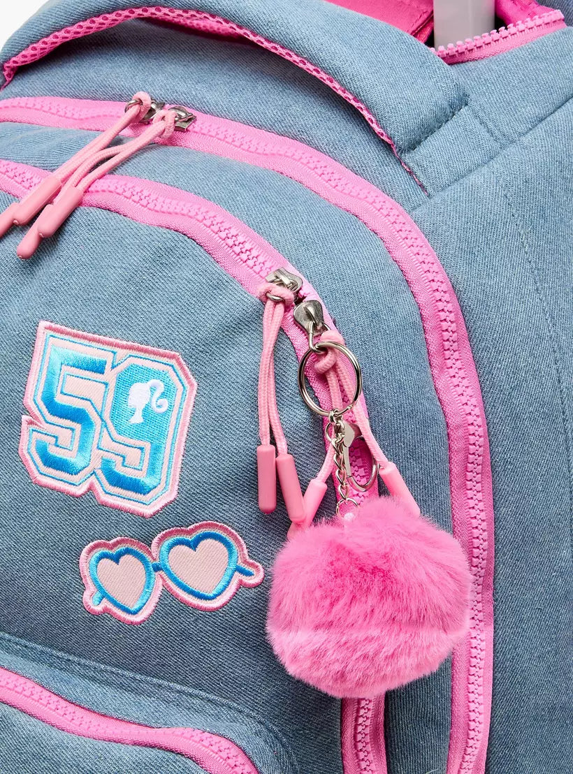 Barbie Print Trolley Bag -18 inches