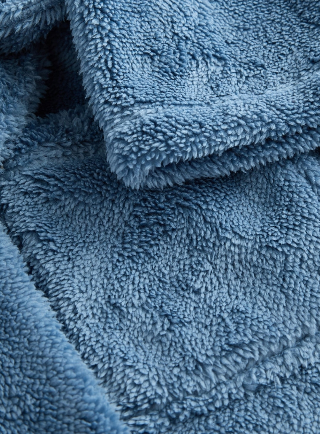 Denim Bright Blue Fleece Robe