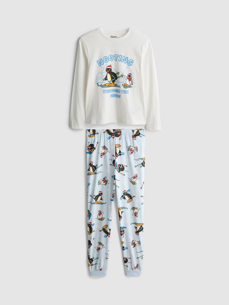 Primark Kids’ Pure Cotton Pingu Family Christmas Pyjamas