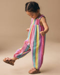 Rainbow Stripe Strappy Jumpsuit