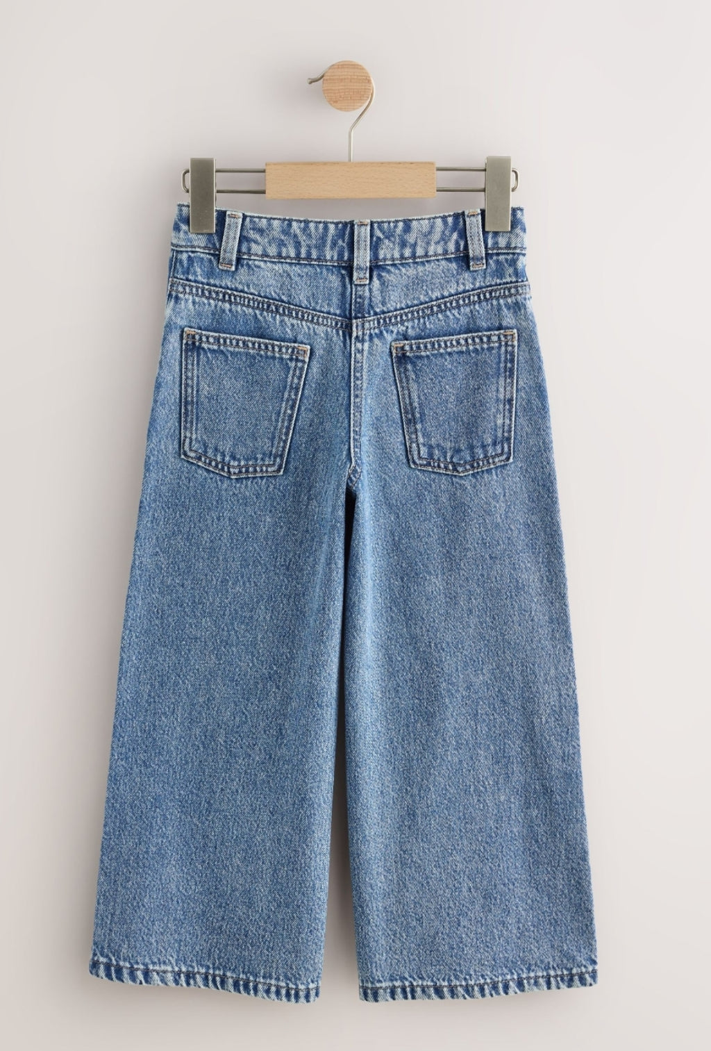 Denim/Silver Stud Scatter Wide Leg
Jeans