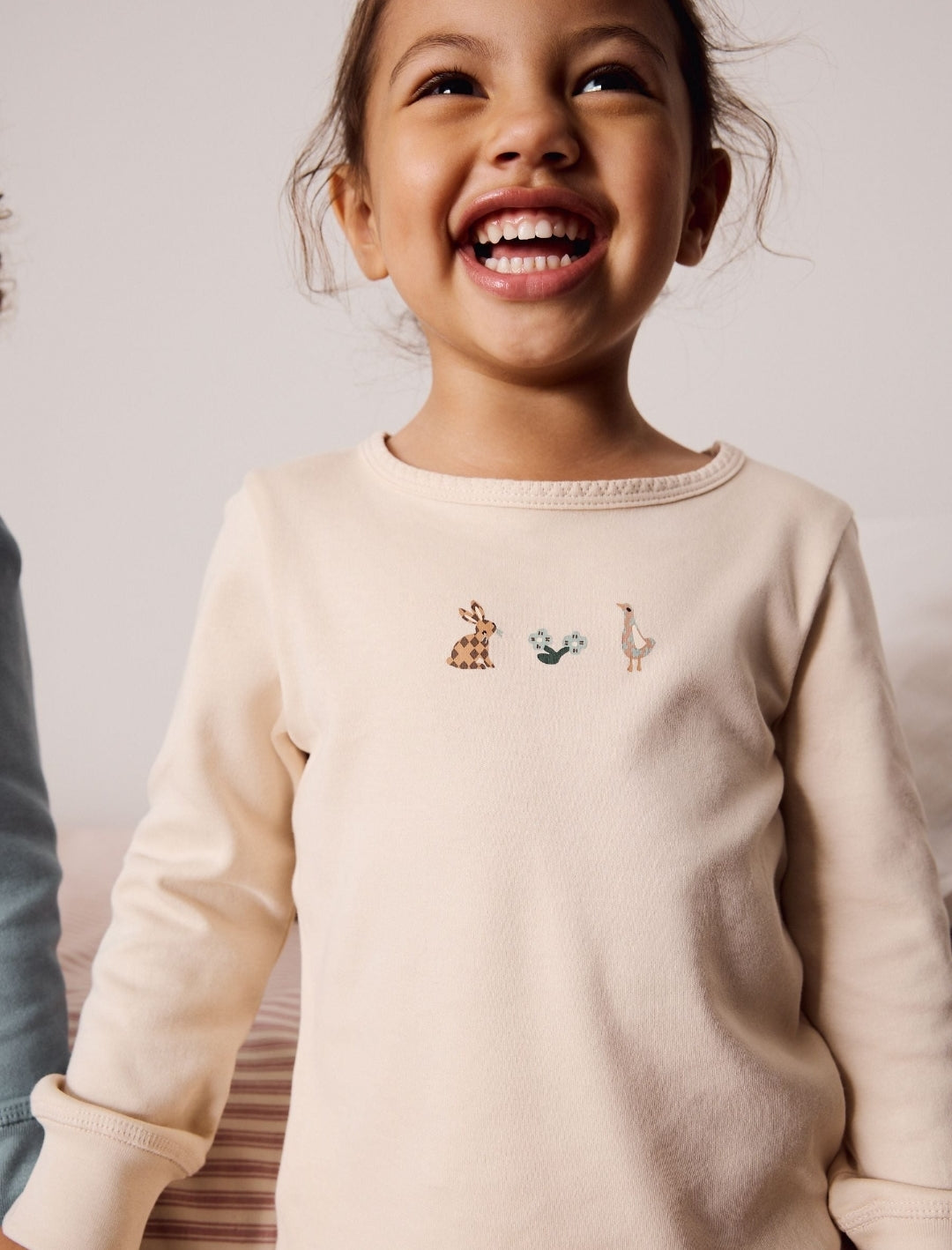 Cream/Blue Snuggle Pyjamas 3 Pack