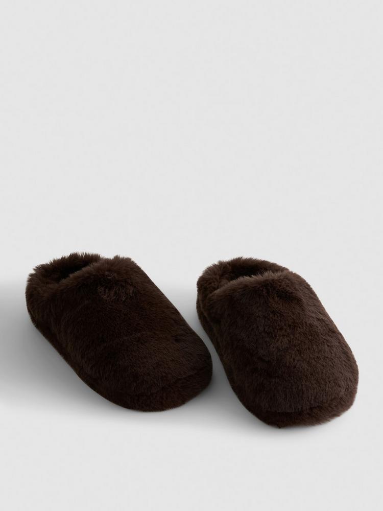 Primark Faux Fur Mule Slippers