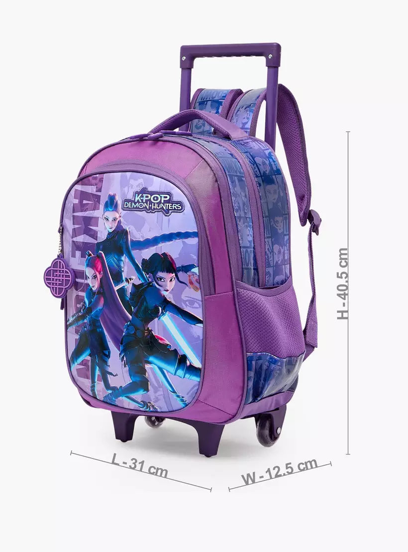 Netflix KPop Demon Hunters Print Trolley Bag 16 inches
