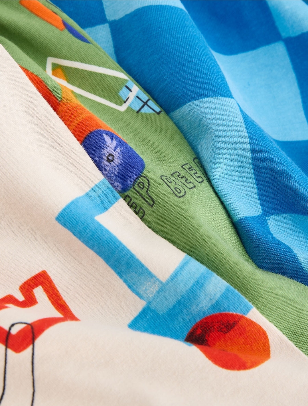 Bright Digger Oversized Pyjamas 3 Pack
