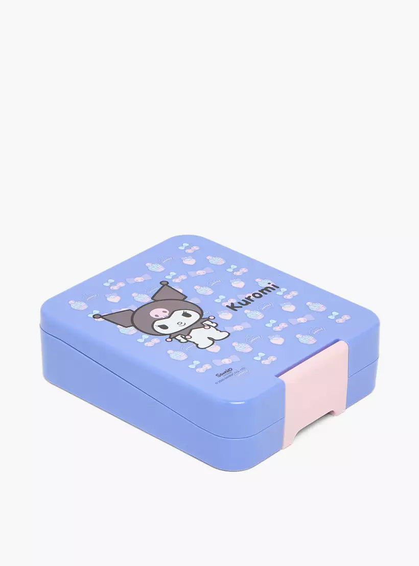 Sanrio Kuromi Bento Lunch Box for Girls with 3 Compartments