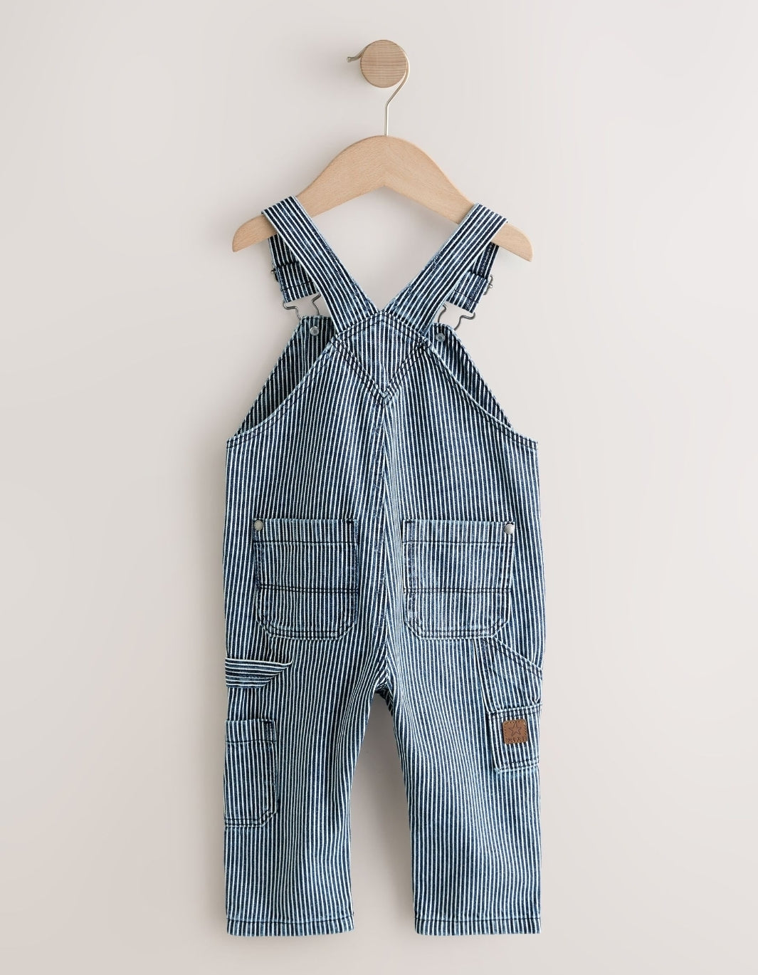 Ticking Stripe Dungarees
